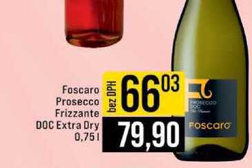 Foscaro Prosecco Frizzante DOC Extra Dry 0,75l
