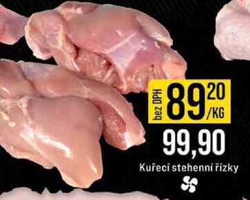 Kuřecí stehenní řízky 1kg