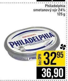 Philadelphia smetanový sýr 24% 125 g