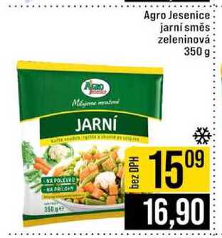 Agro Jesenice jarní směs zeleninová 350 g