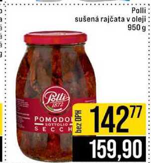 Polli sušená rajčata v oleji 950 g 