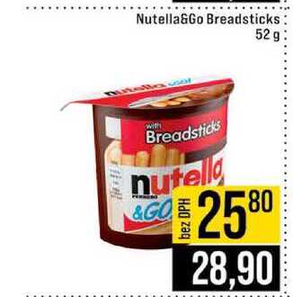 Nutella&Go Breadsticks 52g