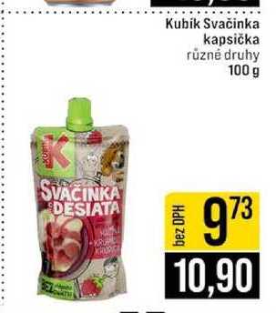 Kubik Svačinka kapsička různé druhy 100 g