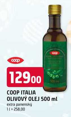 COOP ITALIA GOOD OLIVOVÝ OLEJ 500 ml extra panenský