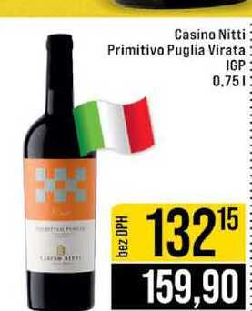 Casino Nitti Primitivo Puglia Virata IGP 0.75l