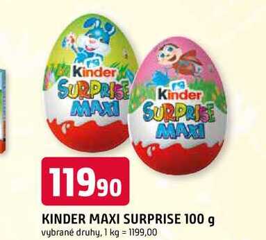 KINDER MAXI SURPRISE 100 g 