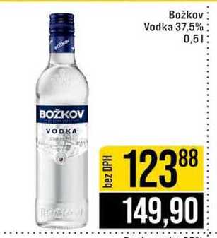 Božkov Vodka 37,5% 0,5l