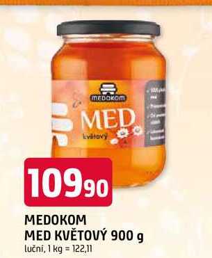MEDOKOM MED KVĚTOVÝ 900 g luční