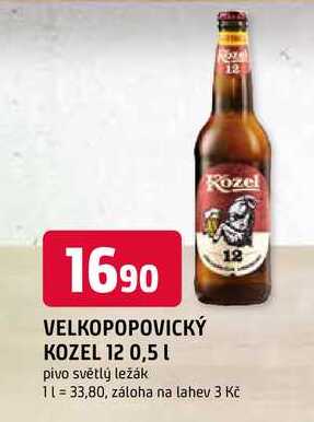 VELKOPOPOVICKÝ KOZEL 12 0,5 L 