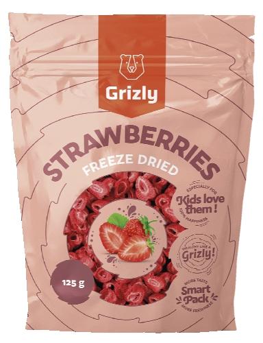 Grizly Jahody lyofilizované, 125 g