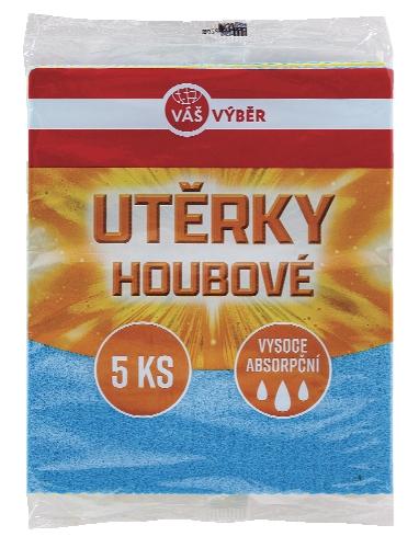 VÁŠ VÝBĚR Houbové utěrky, 1 KS