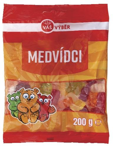 VÁŠ VÝBĚR Želé bonbony, 200 g