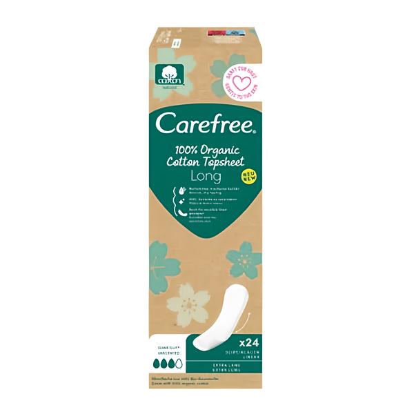Carefree Organic Cotton Slipové vložky Long