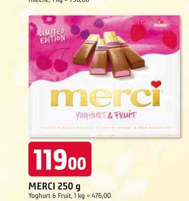 MERCI 250 g Yoghurt & Fruit