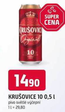 KRUŠOVICE 10 0,5l