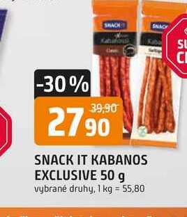 SNACK IT KABANOS EXCLUSIVE 50 g 