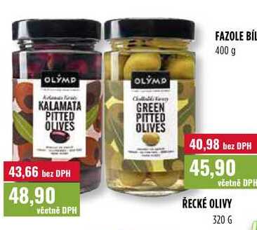 ŘECKÉ OLIVY 320 G 