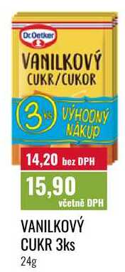 VANILKOVÝ CUKR 3ks 24g 