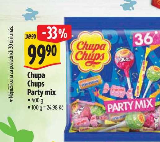  Chupa Chups Party mix 400 g 