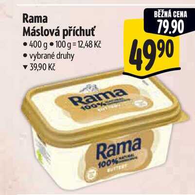 Rama Máslová příchuť 400 g 