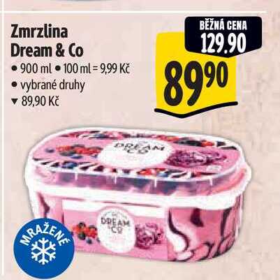 Zmrzlina Dream & Co 900 ml 