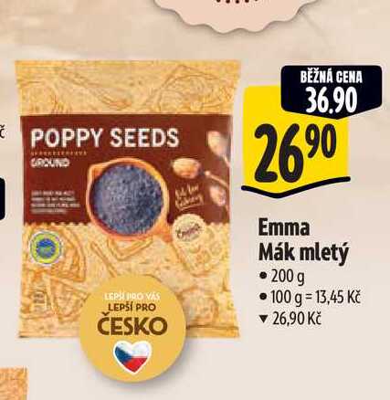  Emma Mák mletý  200 g  