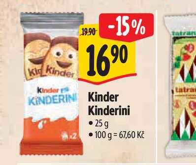   Kinder Kinderini 25 g 