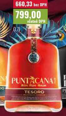 RON PUNTACANA TESORO 0,7l