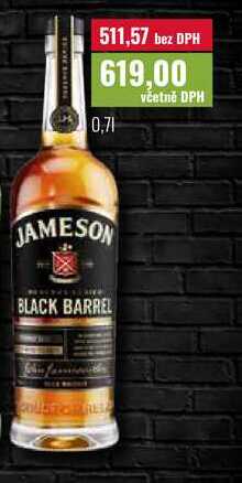 JAMESON BLACK BARREL 0,7l
