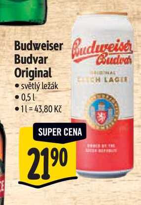   Budweiser Budvar Original 0,5 l