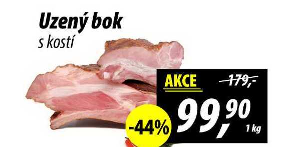 Uzený bok s kostí, 1 kg