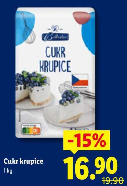 Cukr krupice, 1 kg 