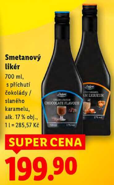 Smetanový likér, 700 ml
