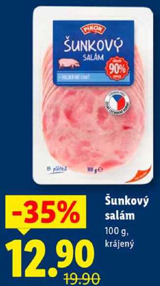 Šunkový salám, 100 g