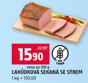 LAHŮDKOVÁ SEKANÁ SE SÝREM 100g