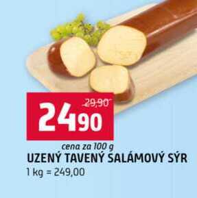 UZENÝ TAVENÝ SALÁMOVÝ SÝR 100g