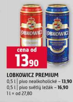 Lobkowicz Premium pivo světlý ležák 0,5l