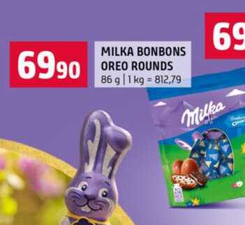 MILKA BONBONS OREO ROUNDS 86 g