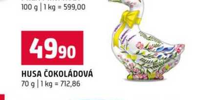 HUSA ČOKOLÁDOVÁ 70 g