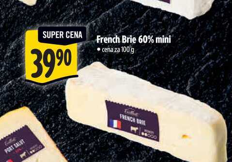   French Brie 60% mini 100 g