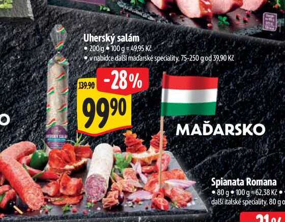 Uherský salám 200 g 