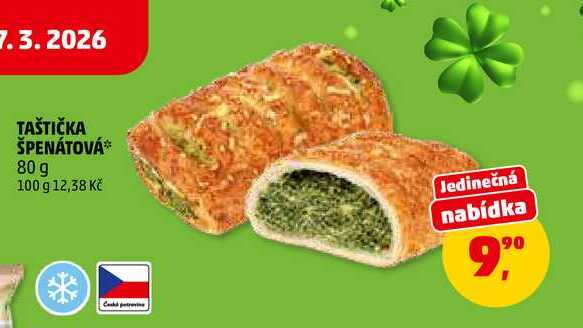 TAŠTIČKA ŠPENÁTOVÁ, 80 g