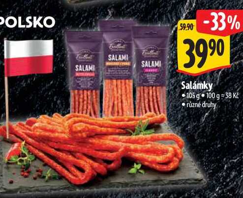 Salámky, 105 g