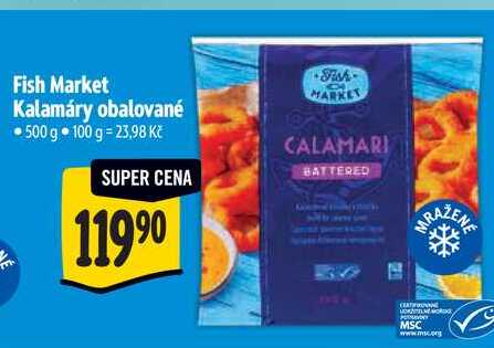 Fish Market Kalamáry obalované, 500 g 