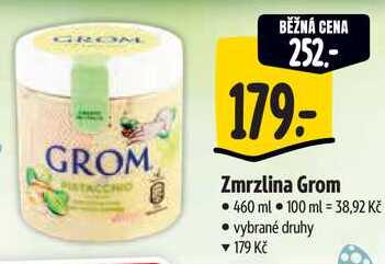 Zmrzlina Grom, 460 ml