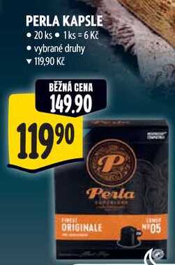 PERLA KAPSLE, 20 ks 