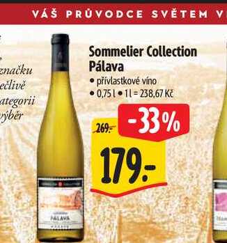  Sommelier Collection Pálava 0,75 l
