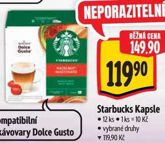 Starbucks Kapsle, 12 ks 