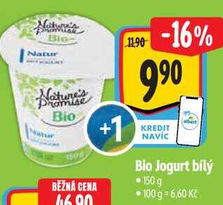 Bio Jogurt bílý, 150 g