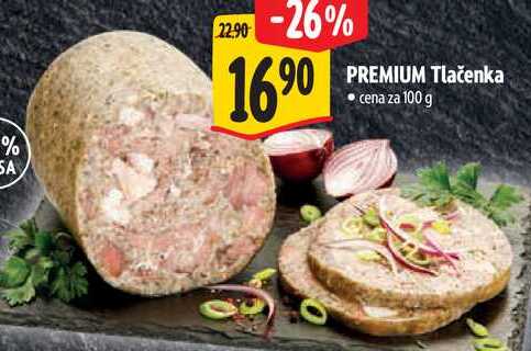 PREMIUM Tlačenka, cena za 100 g 
